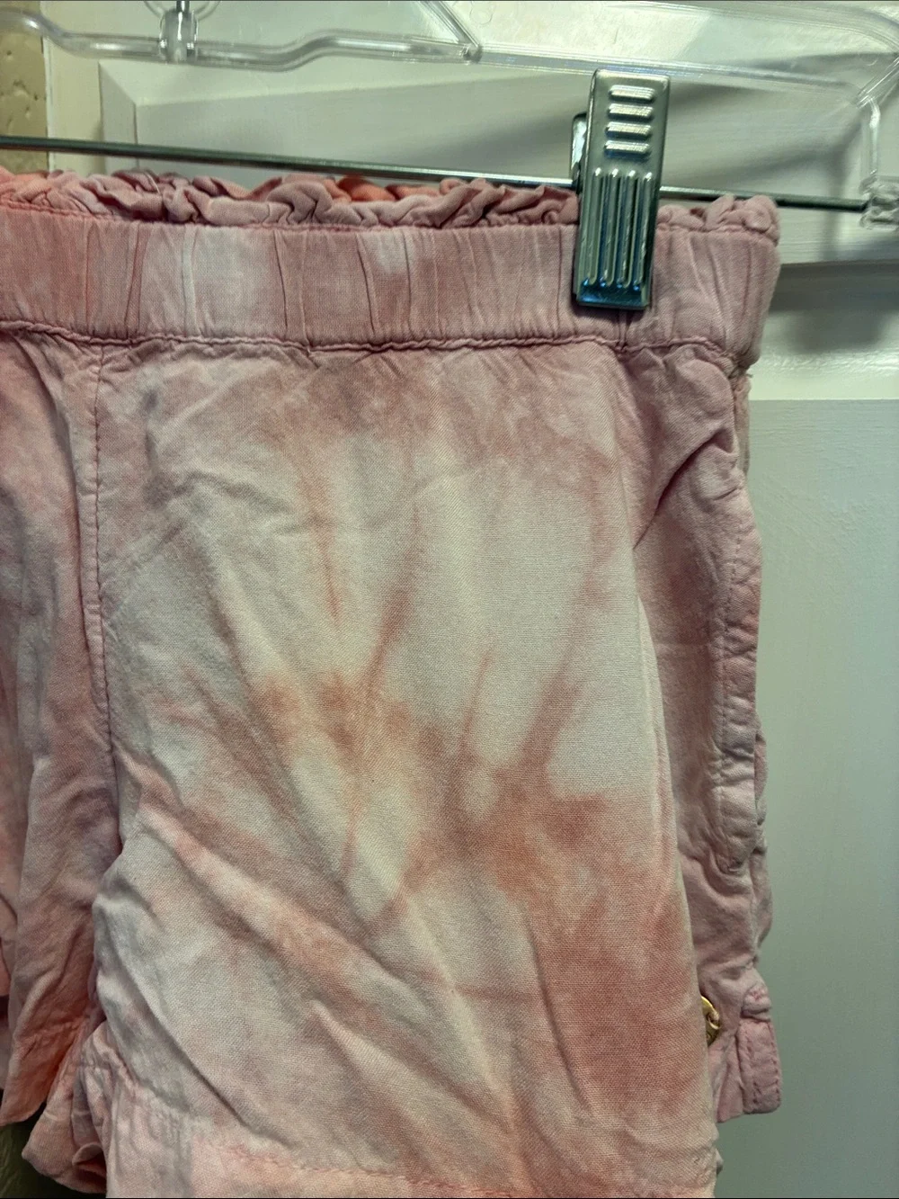 3 for $15 🦋🦋 Girls Roxy Girl  Pink and white Tie-Dye Lounge Shorts